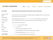 Tablet Screenshot of eyewear-accessories.co.uk